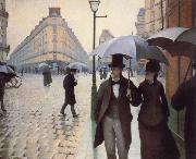 Gustave Caillebotte Paris,The Places de l-Europe on a Rainy Day oil on canvas